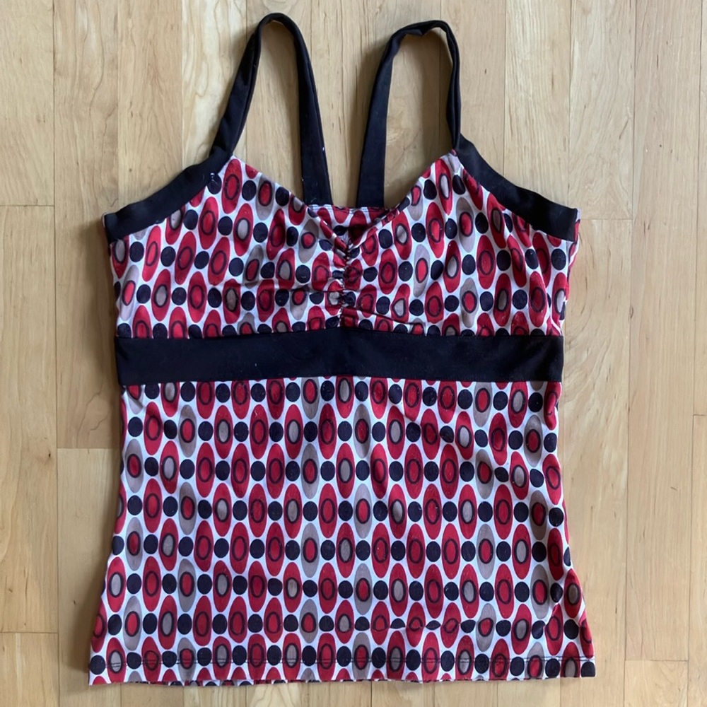 3/$20 Prana Amaya shelf-bra yoga red brown red top XL
